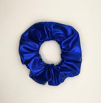 Metallic Blue Scrunchie